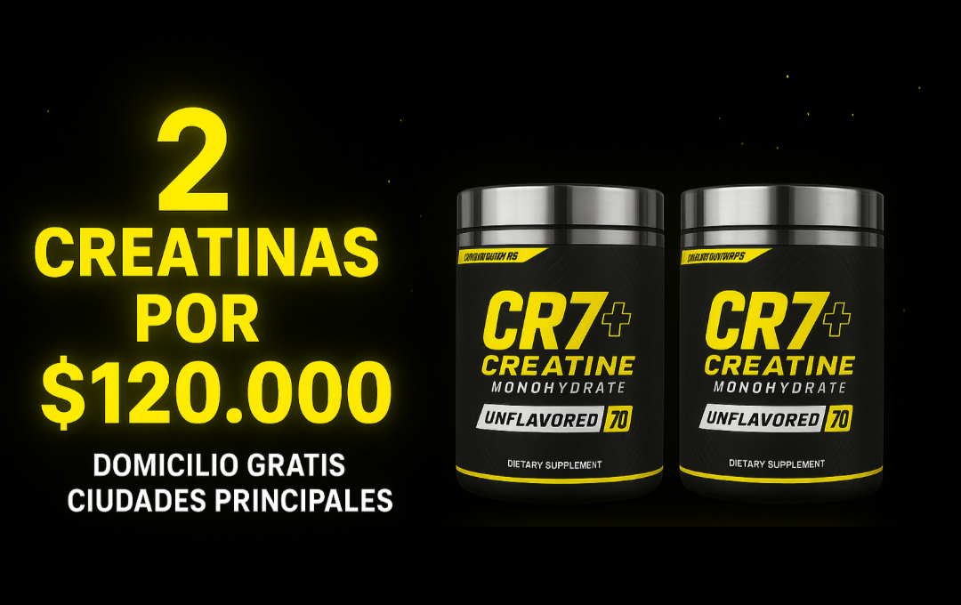 Creatina Cr7 X2 Promocion